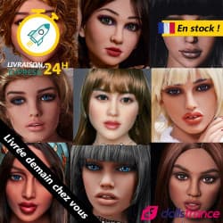 Destockage Tête pour poupée TPE Irontech Dolls