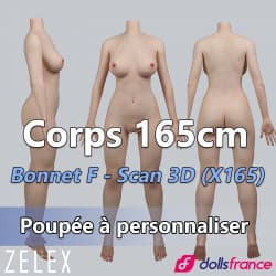 Corps silicone 165cm bonnet F (X165) Zelex