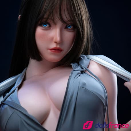 Yu adorable love doll réelle silicone aux yeux bleus 164cm IronTech