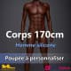 Corps homme silicone 170cm IronTech
