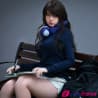 Sexdoll réelle en silicone Misa étudiante sensible 166cm IronTech