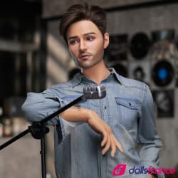 Sexdoll réelle homme en silicone Jack le beau chanteur 170cm IronTech