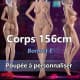 Corps silicone 156cm bonnet E GameLady