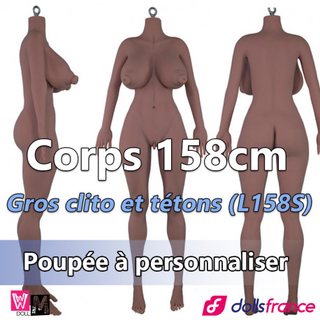 Corps WM Dolls 158 cm Gros clito et tétons