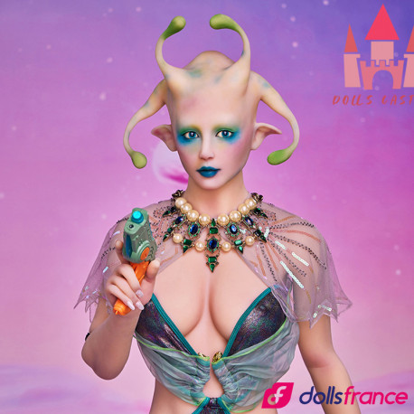 Sex doll réelle Jayla beauté extra-terrestre 166cm Dolls Castle