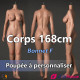 Corps silicone 168cm bonnet F FanReal