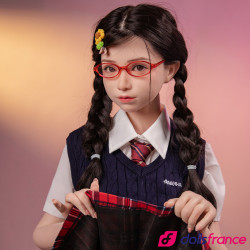 Mo sex doll en silicone jeune étudiante coquine 153cm bonnet B FanReal