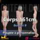 Corps silicone 161cm bonnet B IronTech