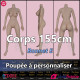 Corps silicone 155cm Bonnet E SEdoll