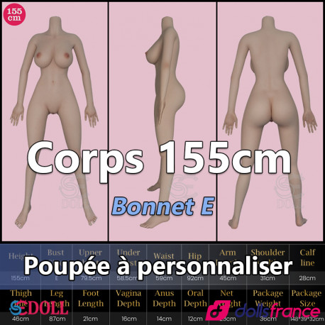 Corps silicone 155cm Bonnet E SEdoll