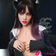 Maggie poupée d'amour Catwoman brune érotique 168cm F-cup SEDoll