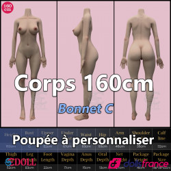 Corps silicone 160cm Bonnet C SEdoll