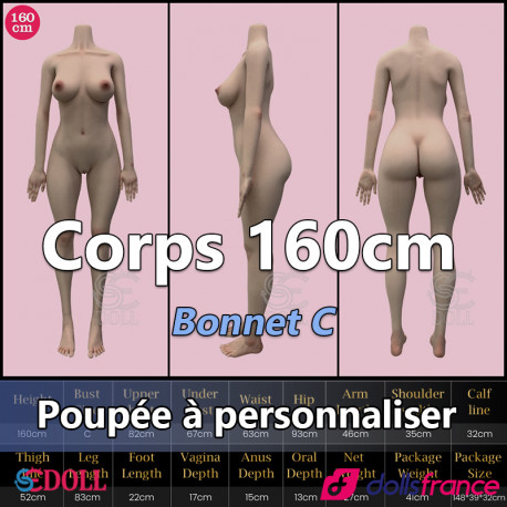 Corps silicone 160cm Bonnet C SEdoll
