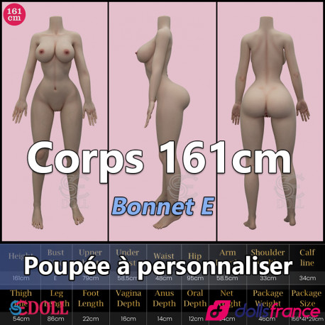 Corps silicone 161cm Bonnet E SEdoll
