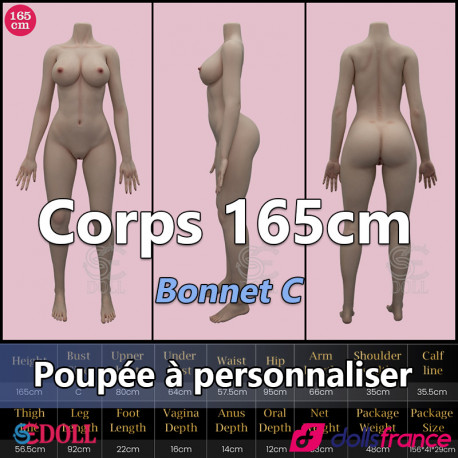 Corps silicone 165cm Bonnet C SEdoll