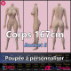 Corps silicone 167cm Bonnet E SEdoll