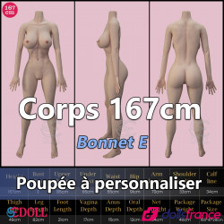 Corps silicone 167cm Bonnet E SEdoll