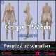 Corps silicone 157cm Bonnet H SEdoll