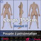 Corps silicone 155cm Bonnet E SEdoll