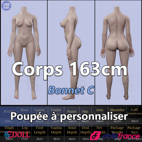 Corps silicone 163cm Bonnet C SEdoll