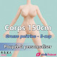 Corps 150cm S-TPE Poitrine Moyenne Irokebijin