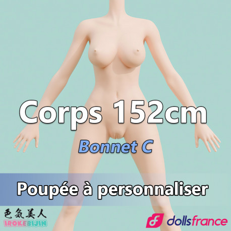 Corps 152cm S-TPE Poitrine Moyenne Irokebijin