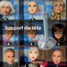 Support pour tête de sexdoll avec vis M16
