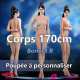 Corps silicone 170cm bonnet B GameLady