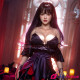 Poupée sexuelle en silicone Chloe la beautée gothique 160cm E-cup FunWestDoll