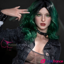 Alexa la sexdoll punk fashion aux cheveux verts 157cm D-cup FunWestDoll