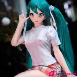 Miku sexdoll en silicone mini hentai 60cm Climax Doll