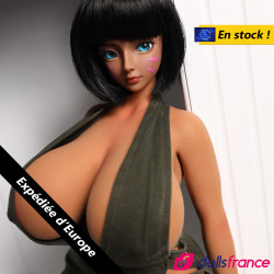 Mini poupée sexuelle en silicone Bobo aux énormes meules en stock 58cm Climax Doll