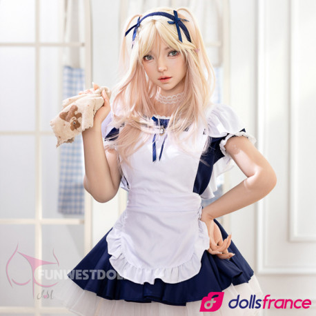 Giselle la poupée d'amour en silicone soubrette coquine 159cm A-cup FunWestDoll