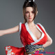 Mai Shiranui la belle sexdoll en silicone asiatique en kimono 165cm G-Cup GameLady