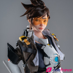 Love doll en silicone Tracer d'Overwatch 167cm D-Cup GameLady