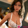 Sexdoll réelle en silicone Mei mannequin au cul rond 161cm bonnet D Lusandy