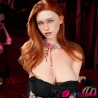 Hailey la poupée sexuelle sorcière rousse à grosse poitrine 159cm bonnet D Real Lady