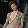 Carter sexdoll en silicone masculine beau gosse à grosse bite ROS 173cm FanReal