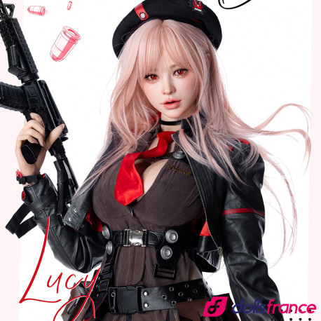 Lucy real doll taille réelle en silicone commando à gros seins et gros cul 157cm G-cup FunWestDoll