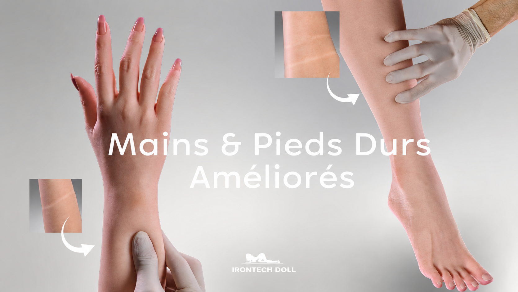 Irontech mains et pieds durs sans jointures