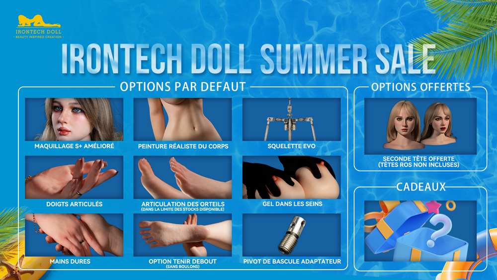 Promotion IronTech Silicone 2nd tête et options offertes