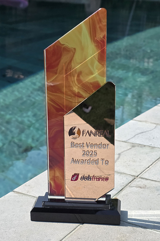 Trophée award Fanreal Dollsfrance 2025