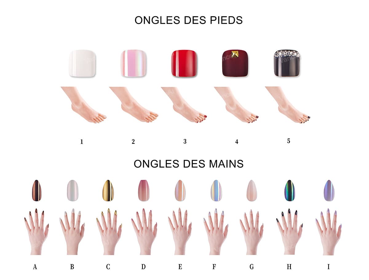 ongles des mains et pieds irontech