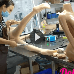 Video Visites des usines de poupées en Chine