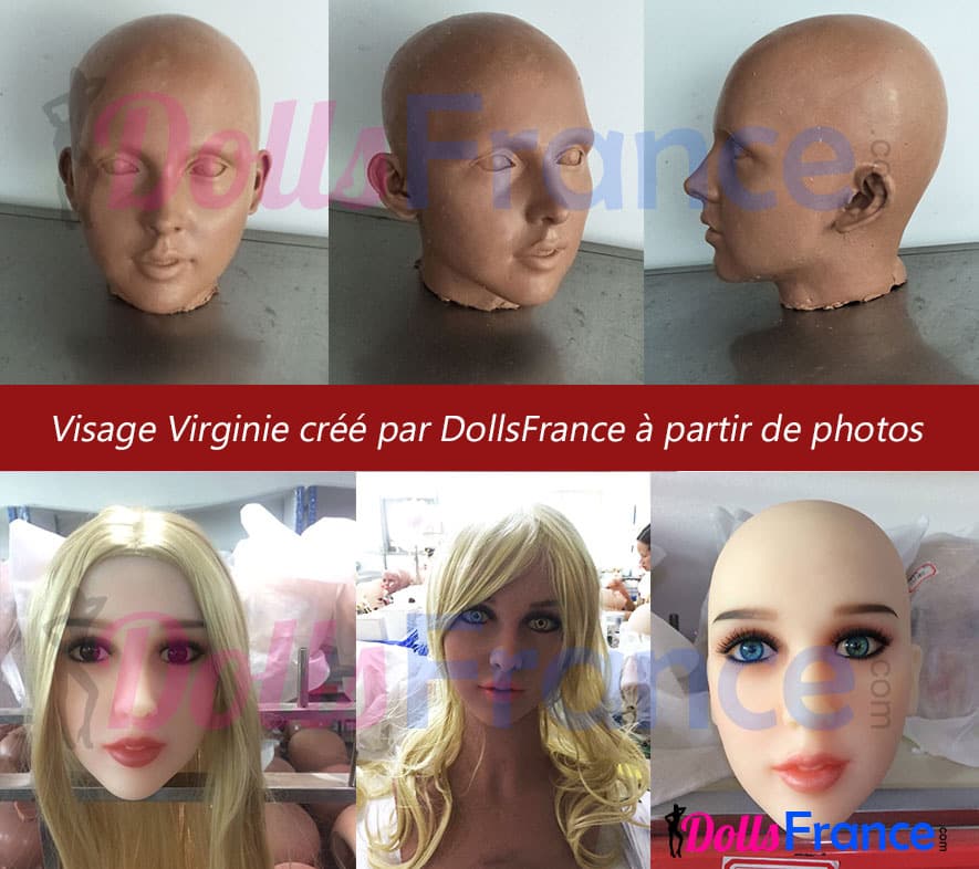 photo de visage de poupée love doll sur mesure