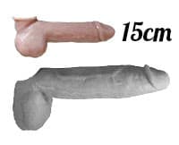 Vagin + pénis 15cm amovibles