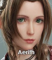 Visage Aerith Final Fantasy 7 gamelady