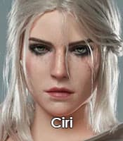 Visage Ciri The Witcher 3 gamelady