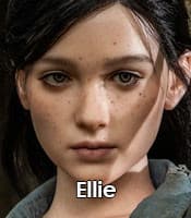 Visage Ellie The Last of Us gamelady