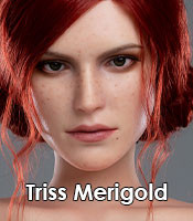 Visage Triss Merigold gamelady